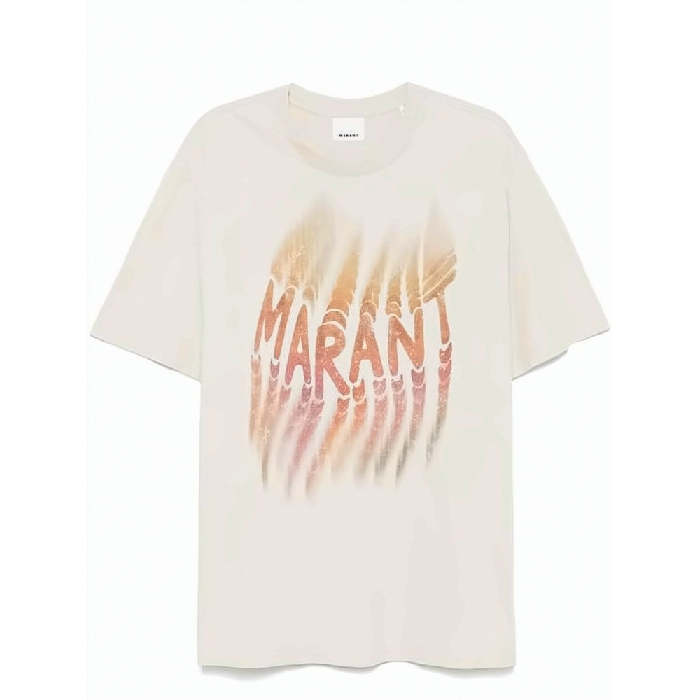 ISABEL MARANT Relaxed-Fit Graphic T-Shirt with Artistic Print